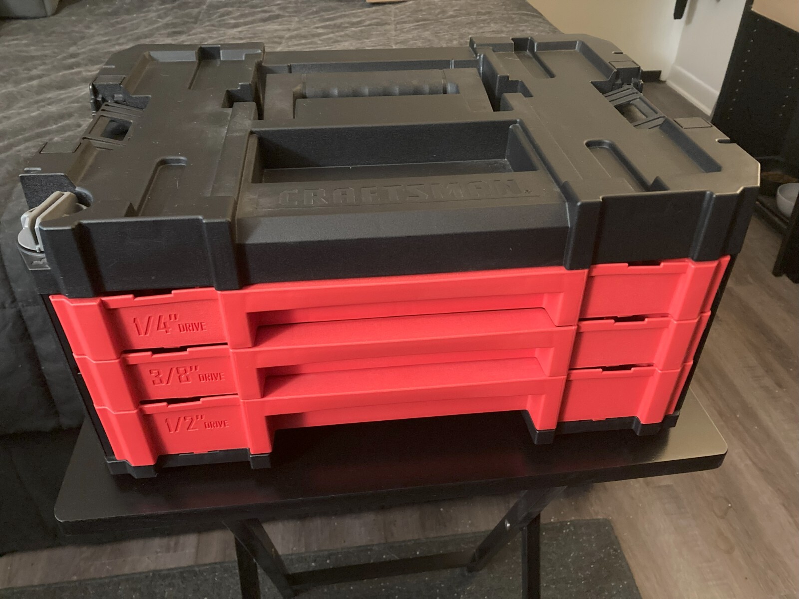 Craftsman Versastack 3 DRAWER Empty Socket Case 230 pc *NO TOOLS* eBay