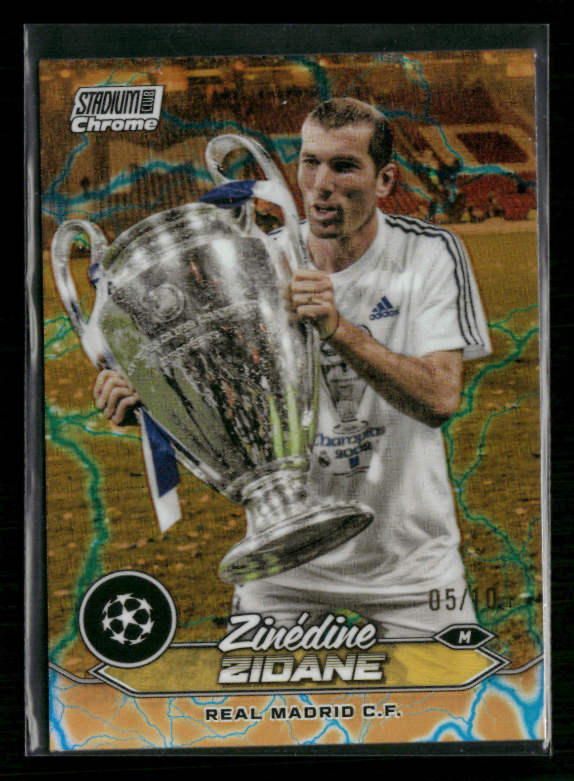Zinedine Zidane 2023 Topps Stadium Club Chrome UEFA Champions