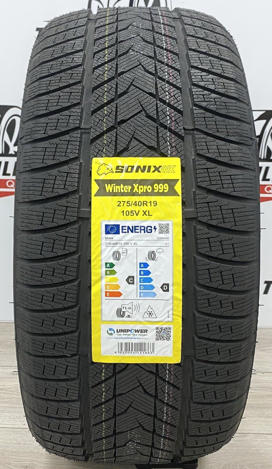 1 X 275 40 19 SONIX WINTER 275/40R19 105V XL BRAND NEW TYRE 2754019 ❄️