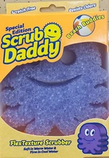 Scrub Daddy SPECIAL EDITION Purple OCTOPUS Non-Scratch FlexTexture Sponge NEW