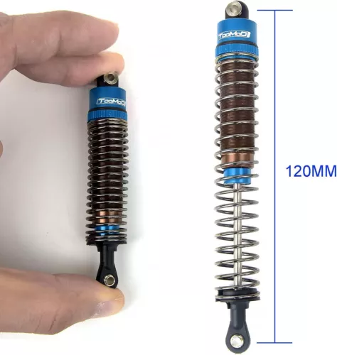 120mm 1/10 RC Oil Shock Absorbers for Tamiya TRX4 Axial SCX10 Buggy Car Upgrades - Picture 2 of 6