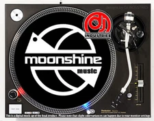 Moonshine Music - 7"-12" DJ slipmat for LP turntable record player 