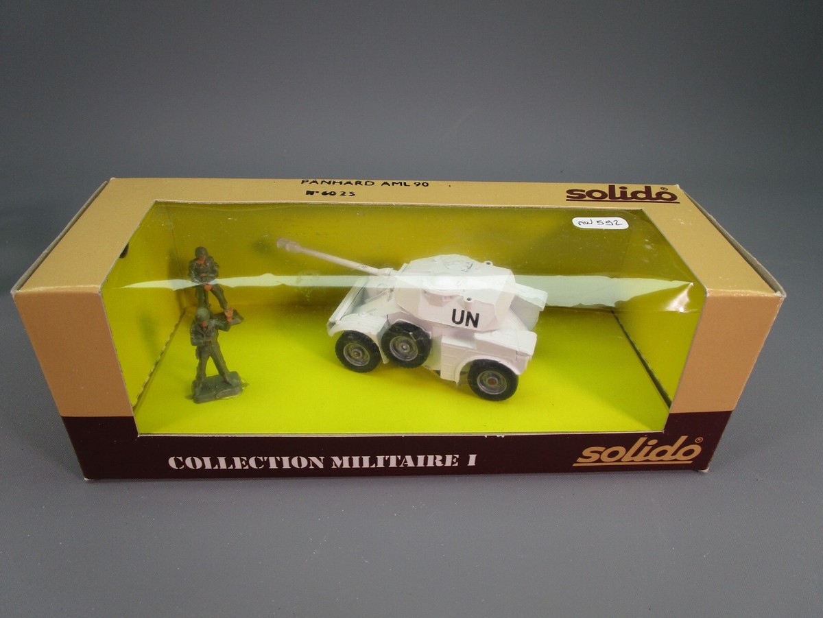SOLIDO automitrailleuse PANHARD AML H 90 F1 et remorque sable - Jeux & Jouets