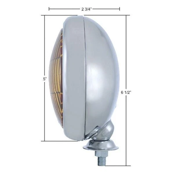 Одинарный 5» винтажный стиль прозрачный объектив 12V противотуманная лампа, автомобиль грузовик Hot Rod - Изображение 4 из 4