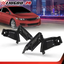 Fit For 09-11 Honda Civic Coupe Front Grille Mounting Bracket Support LH RH Kit