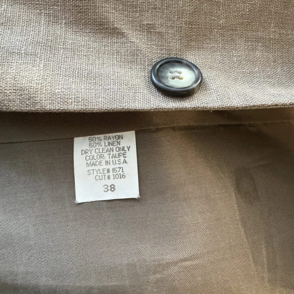 international male blaze/jacket linen Toupe Lined - Image 4 of 4