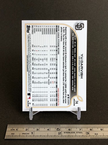 Yu DarvishTopps card Japan Edition 2022 #74 Major League Baseball - 第 7/9 張圖片