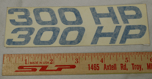 OEM-GM-SLP-Firehawk-034-300-HP-034-Hood-Decals-in-Blue-NEW