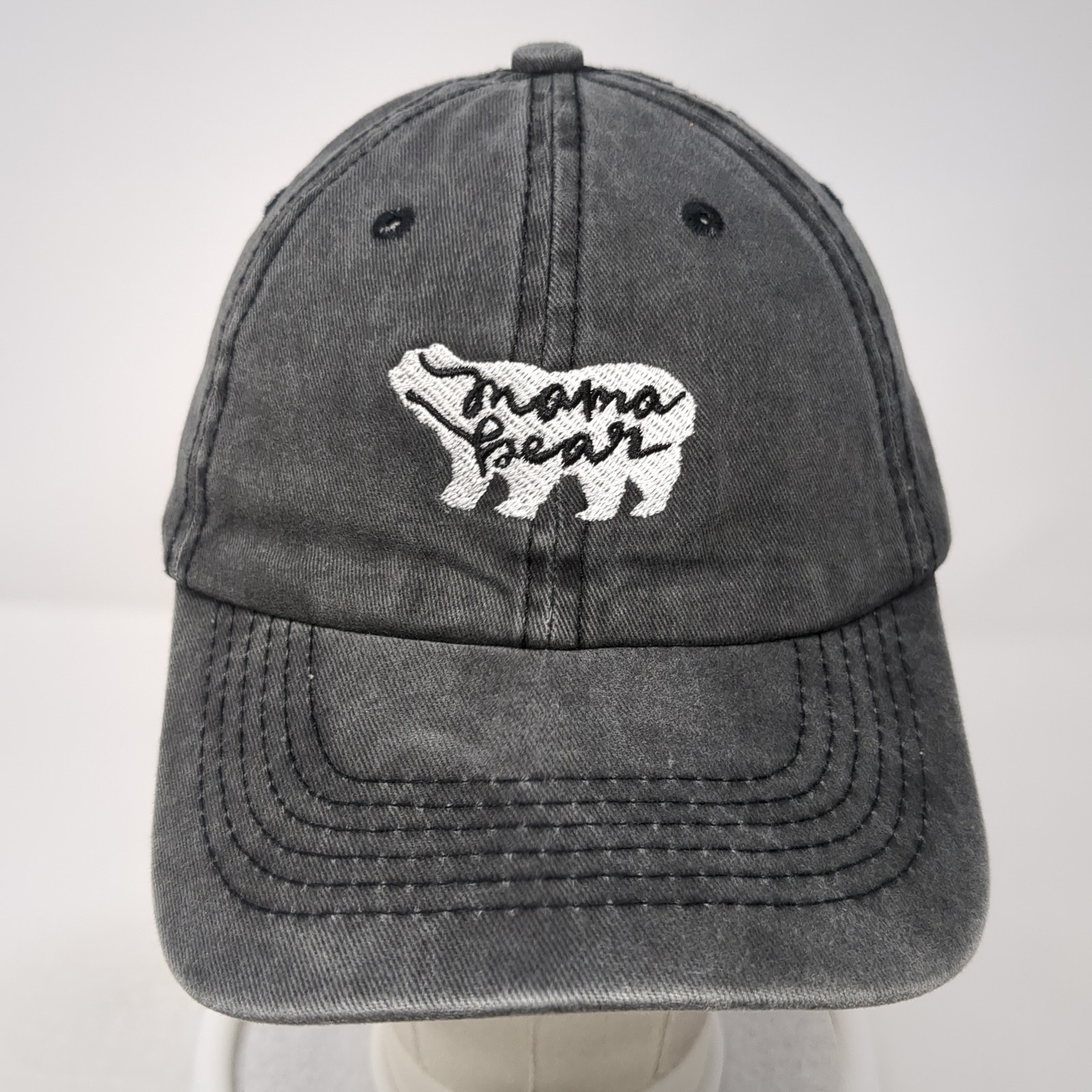 Mama Bear Slideback Hat Solid Gray One Size Adjus… - image 2