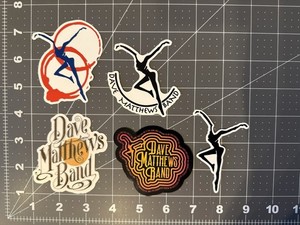 Dave Matthews Band DMB Fire Dancer Vinyl Sticker – 3x5 Inch – Red – For Car Window, Laptop, Cup