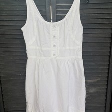 Marc By Marc Jacobs White Polka Dot Sleeveless Dress Size 6 - Romantic, Wedding