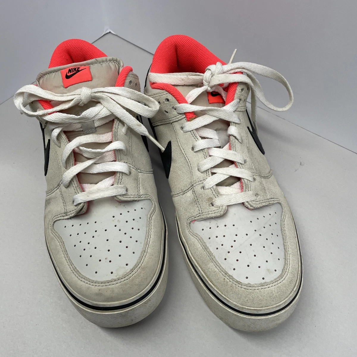 Nike Dunk Low LR Anthracite Grey Red White Mens 9.5 Shoes Sneakers 487925-061 Nike Dunk LR Low Anthracite Neutral Grey for Sale  main image 3
