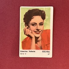 Caterina Valente 1958 Dutch Gum Serie U #67 Hollywood Star Card