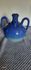 Old Redware Pottery Jug. Blue Glaze. — photo 1