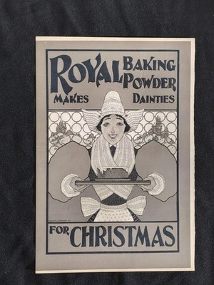 Original 1895 Maxfield Parrish Royal Baking Powder Christmas Harpers  Weekly 