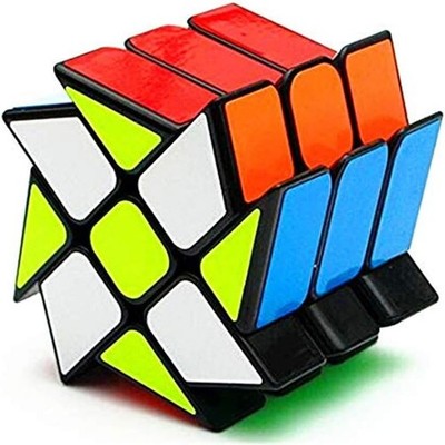 CuberSpeed Windmill Magic Cube 3x3 Black Wheel Fenghuolun Twisty