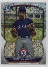 2023 Bowman Chrome Prospects Mega Box Mojo Refractor Sebastian Walcott 1hn1
