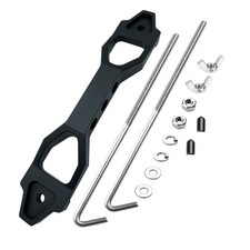 Heavy Duty Battery Hold Down Sets,With Billet Aluminum 10 inch bolts Black