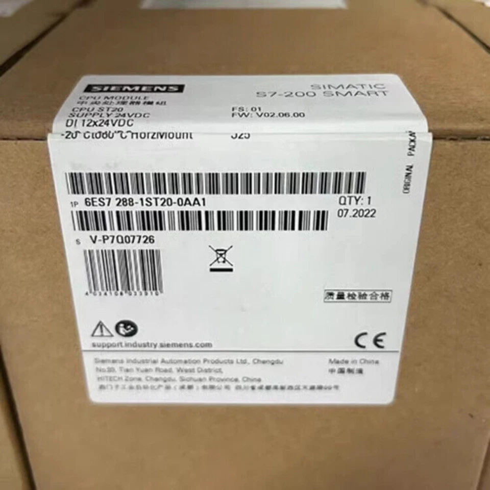 New Siemens 6ES7288-1ST20-0AA1 6ES7 288-1ST20-0AA1 SIMATIC S7-200 SMART CPU ST20 - Image 4 of 4