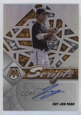 2022 Panini Mosaic Scripts Holo Prizm Hoy Park Hoy Jun Park #SC-HJP Auto 16ki
