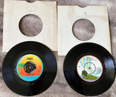 FREE- Two x 7'' Singles : Wishing Well / All Right Now : Island Records