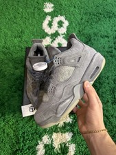Size 9.5 - Jordan 4 Retro x KAWS Cool Grey 2017 Nike Air Jordan 4 Retro x KAWS “Cool Grey” Size 9.5– Limited  main image 2