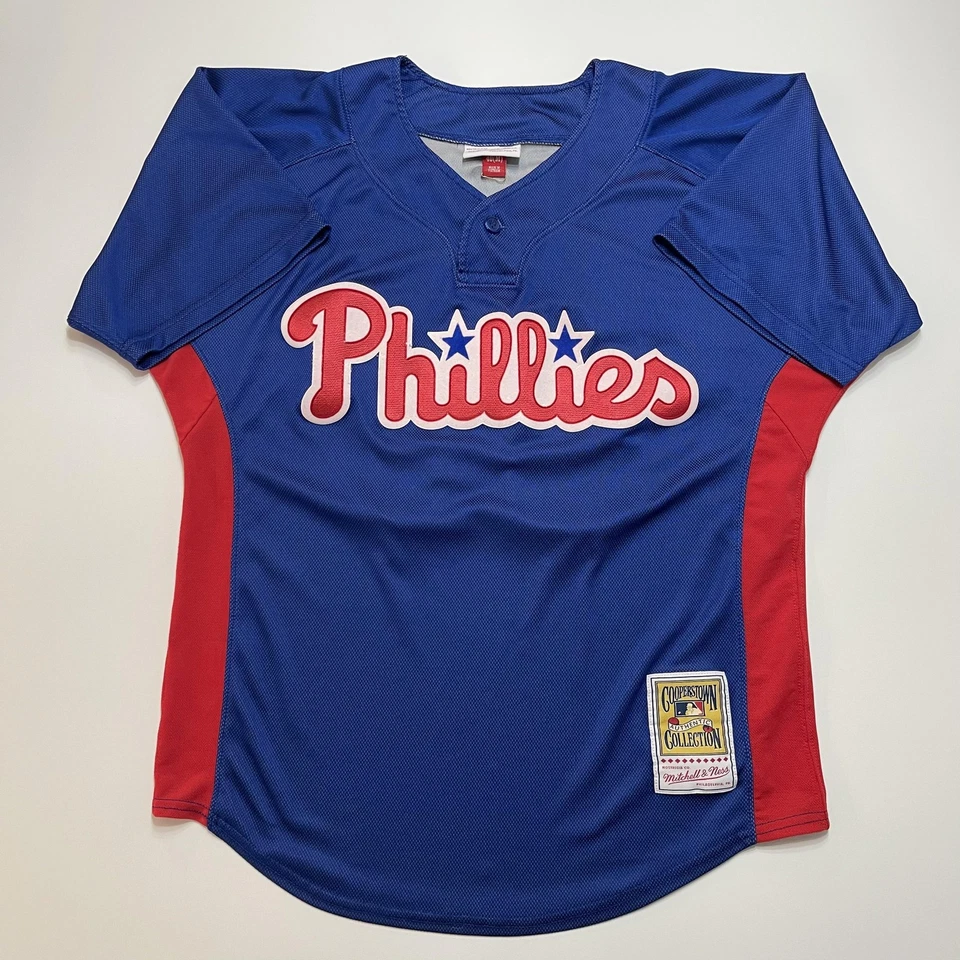 Philadelphia Phillies Jersey Mens Medium MLB Baseball Roy Halladay 34 2010 - Image 3 of 4