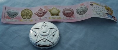1x Sailor Moon Crystal Star Compact Spiegel Mirror Klappspiegel Make Up Brooch