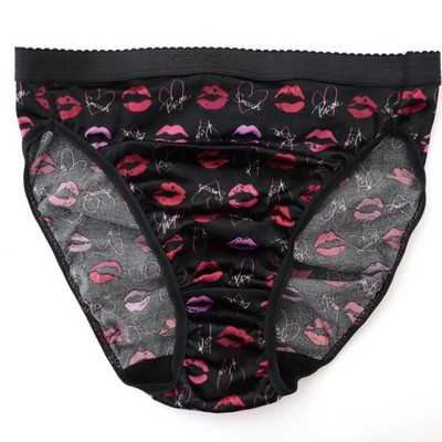 Victoria's Secret VTG Second Skin Satin Signature Waistband Brief Panty MEDIUM