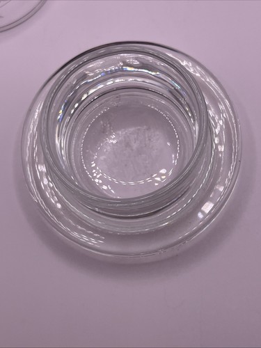 Princess House Vintage Small Round Glass Dish With Lid Butter Dish - Picture 3 of 7