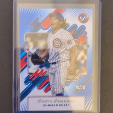2025 Topps Pristine Shota Imanaga Chicago Cubs /75 #46 Baseball Card