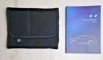 2024 BMW iX xDrive50 EV OWNER'S MANUAL USER Factory Guide & CASE USA OEM  