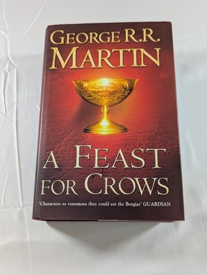 George RR Martin A Feast For Crows SIGNED UK 1st Edition 2005 HC ASOIAF