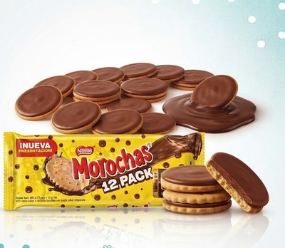 Morochas Peruvian Cookies With Chocolate 12 Pack 