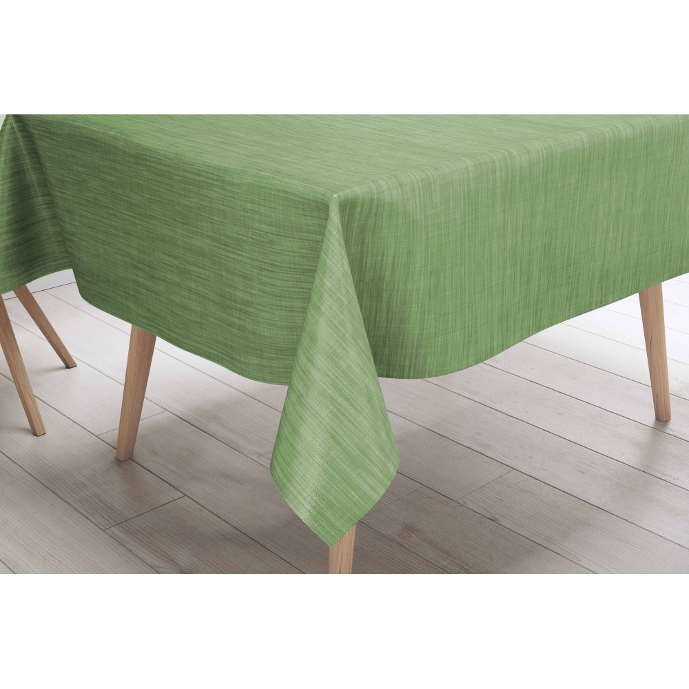 Tovaglia LIMA Verde Chiaro – Tela Cerata Plastificata PVC Lavabile Antiscivolo –