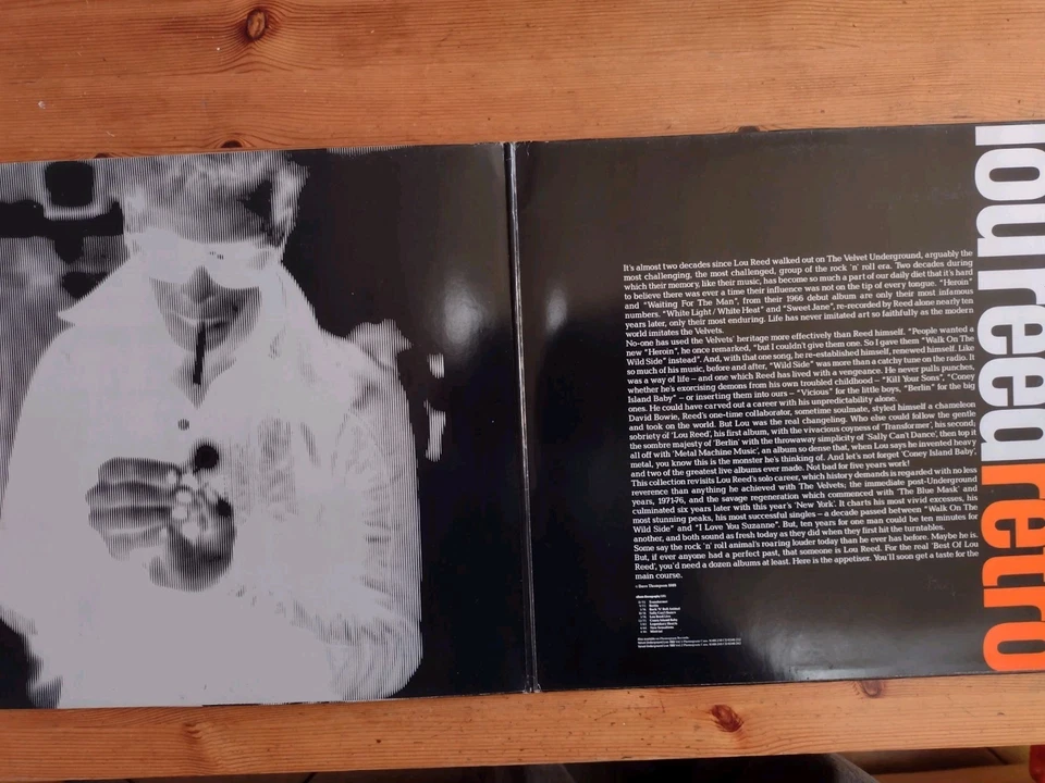 Lou Reed Retro 12"Vinyl 1989 RCA Gatefold  - Bild 2 von 4