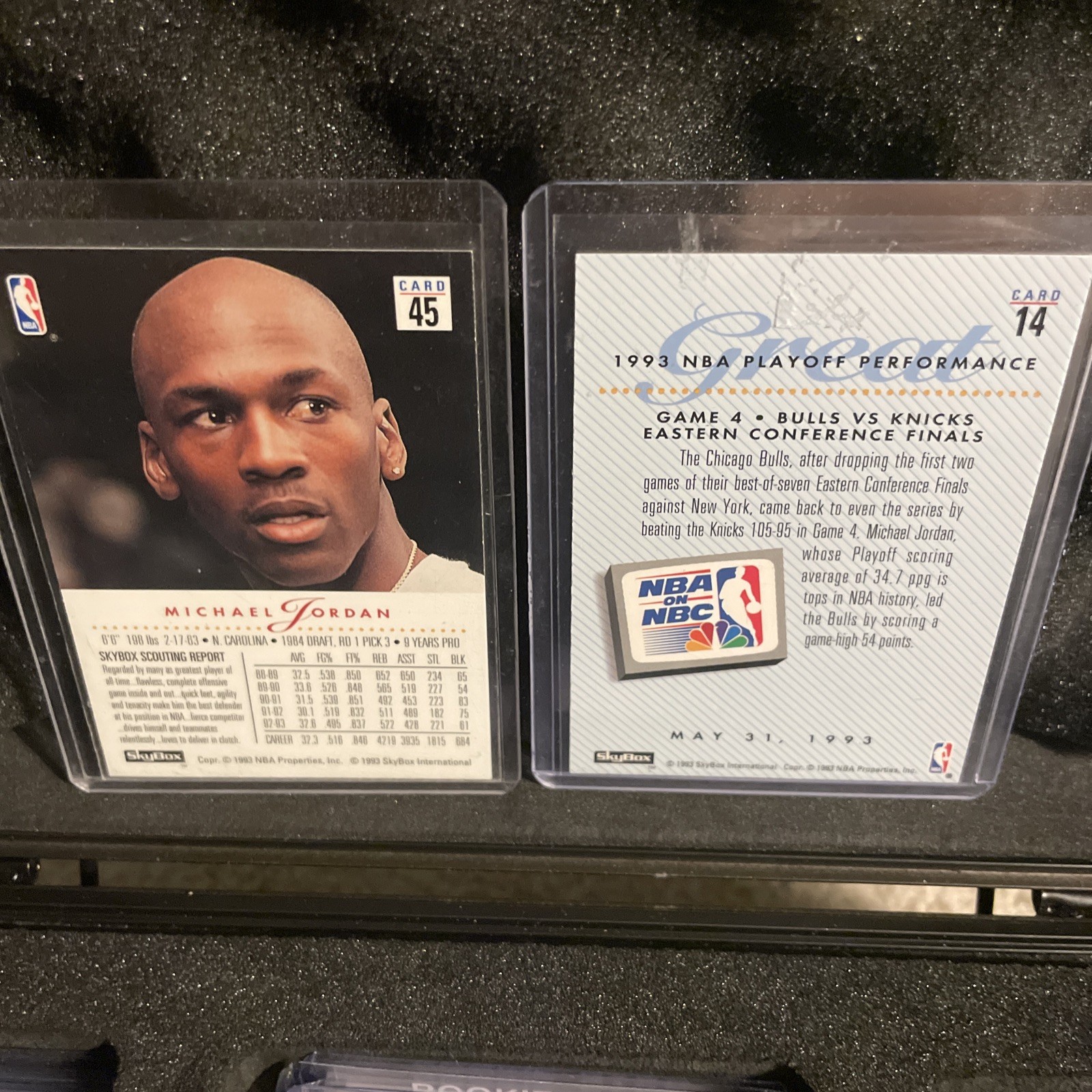 1993 Skybox Micheal Jordan Lot Of 2 Cards thumbnail 2