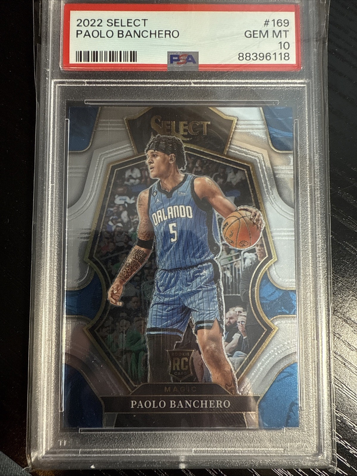 2022-23 Panini Select - Premier Level Paolo Banchero #169 (RC) PSA 10