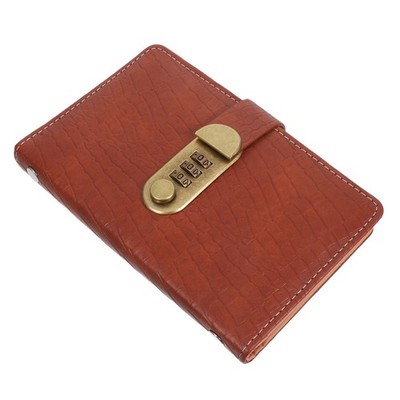 Money Saving Booklets with Lock Stylish PU Cover for Organized Cash Storage