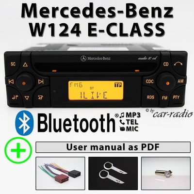 Mercedes W124 Car Stereo Bluetooth Radio Audio 10 CD MF2910 OEM Genuine E-Class