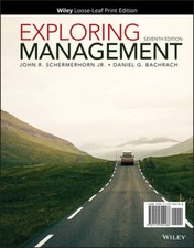 Exploring Management - Ring-bound By Schermerhorn Jr, John R - GOOD