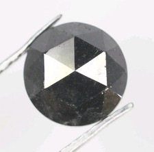 1.78 Ct Natural Brown Diamond, Round Rose Cut Loose Diamond For Jewelry