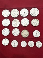 Lot of 17 Pocket Watch Movements, Parts or Repair, Elgin Natl Watch Co