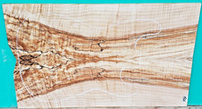 Spalted Curly Maple Burl Wood 1501 Luthier Electric Guitar Top Set 24x15x.3125