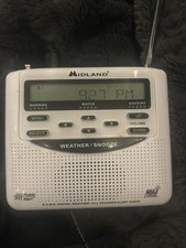 USED Midland All Hazard Digital Weather Radio Public Alert WR-120EZ Tested