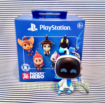 Playstation Pocket Hero Astro Bot 2'' Video Game Figure Bag Clip 2026 --READ--
