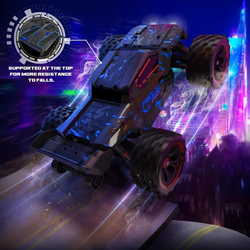 1/14 Brushless RC Cars for Adults Fast 50+ Mph, RC Trucks 4X4 Offroad Waterproof - Image 3 of 4