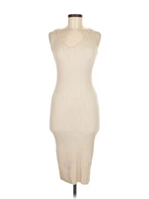 Olive and Oak Women Brown Casual Dress M