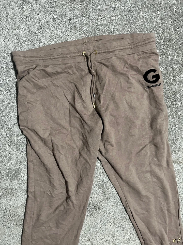 GBG Los Angeles Guess Para Mujer LG Polar Pantalones de Correr Gótico Grunge Informal Marrón Foto 2 de 4