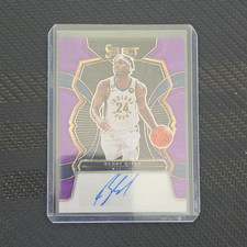 Panini 2022-23 Select Buddy Hield Neon Purple Prizm Auto #S-BDH /15 Pacers